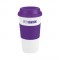 Purple 19 oz. Color Banded Classic Travel Coffee Cup