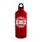 Red / Black 20 oz Sport Flask Aluminum Water Bottle