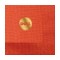 Red Foil Stamped Moire Luncheon Napkin