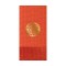 Red Foil Stamped Moire Guest Towel