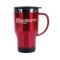 Red 18 oz Fresno Stainless Liner Coffee Mug