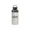 Silver / Black 20 oz. Aluminum Screw Cap Water Bottle
