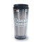 Silver / Black 16 oz Acrylic with Stainless Liner Tumbler 