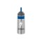 Silver / Blue 26 oz. Silicone Band Flip Up Water Bottle
