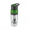 Silver / Green 25 oz. Titan Stainless Water Bottle