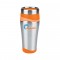 Silver / Orange 16 oz. Color Touch Stainless Travel Tumbler