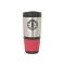 Silver / Red 16 oz. Steel & PP Two-Tone Tumbler