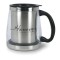 Silver 16 oz Oxford Stainless Liner Coffee Mug