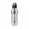 Silver 25 oz Curvaceous Stainless Water Bottle