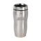 Stainless / Black 16 oz Engraved Accent Lid Tapered SS Tumbler