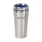 Stainless / Blue 16 oz Engraved Accent Lid Tumbler