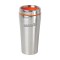 Stainless / Orange 16 oz Engraved Accent Lid Tumbler