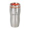 Stainless / Orange 16 oz Engraved Accent Lid Tapered SS Tumbler
