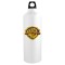 White / Black 32oz Sport Flask Aluminum Water Bottle - FCP 