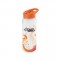 Clear / Orange 25 oz. Clear Wave Water Bottle