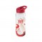 Clear / Red 25 oz. Clear Wave Water Bottle
