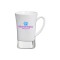 White 12 oz. Ceramic & Stainless Steel Mug