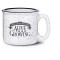 White 15 oz Campfire Speckle Ceramic Coffee Mug