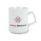 White 10 1/2 oz Sparta Ceramic Coffee Mug