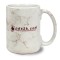White 15 oz Marbleized Ceramic Coffee Mug