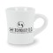 White 5 1/2 oz Tahoe Vitrified Ceramic Coffee Mug