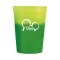 Yellow / Green 12 oz Color Changing Stadium Cup