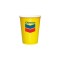 Yellow 10 oz Soft Plastic Cup
