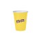 Yellow 16 oz Soft Plastic Cup