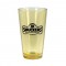 Yellow 16 oz Full Spray Brewery Pint Beer Glass