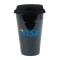 Black / Black 10 oz Espanola Ceramic Coffee Mug