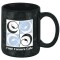 Black 12 oz. Marble Ironstone Coffee Mug