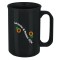 Black 10 oz. Canterbury Color Coffee Mug