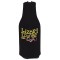 Black Zip-Up Bottle Koozie(R) Kooler