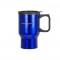 Blue / Black 16 oz Classic Stainless Steel Travel Mug