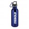 Blue / Black 25 oz Wide-Mouth Stainless Steel Sports Bottle