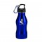 Blue / Black 17 oz Contour Stainless Steel Sports Bottle