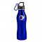 Blue / Black 25 oz Contour Stainless Steel Sports Bottle