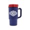 Blue / Red 14 oz Thermal Travel Coffee Mug