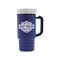 Blue / White 14 oz Thermal Travel Coffee Mug