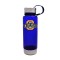 Blue / White 24 oz Venture Water Bottle with Stainless Lid & Base - FCP