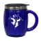 Blue 16 oz Acrylic Barrel Travel Mug