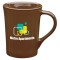 Brown 11 oz. Ceramic Horizon Coffee Mug