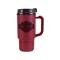Burgundy / Black 14 oz Thermal Travel Coffee Mug