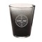 Clear / Black 1.5oz COLORED Glass Shot Glasses