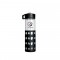 Clear / Black 24 oz Sip-N-Go Glass Water Bottle