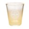 Clear / Gold 1.5oz COLORED Glass Shot Glasses
