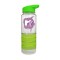 Clear / Green 25oz Tritan Rubber Grip Water Bottle 