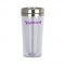 Clear / Silver 16 oz Classic Stainless Steel Tumbler