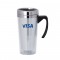Clear / Silver 16 oz Classic Stainless Steel Travel Mug