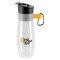 Clear / Yellow 24 oz. Vista Water Bottle with Carabiner